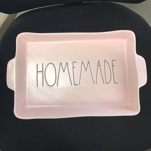 Rae Dunn Large Pink Baking Dish